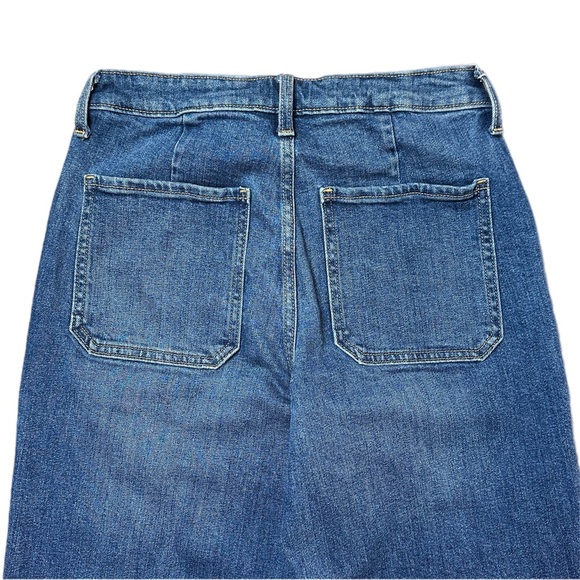 Old Navy High-Waisted OG Loose Utility Jeans Seamed Front Size 6 - Picture 6 of 9